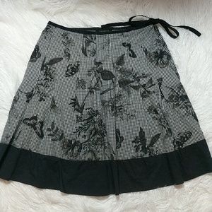 Talbots Black and White Skirt